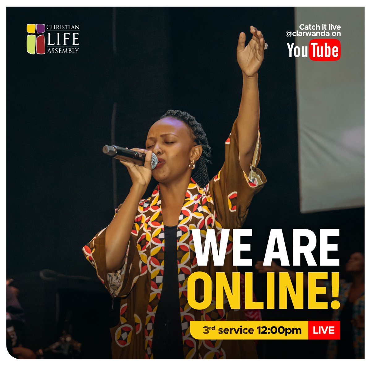 Join our online service now. Click on the link below to stream live. youtube.com/@clarwanda3039…