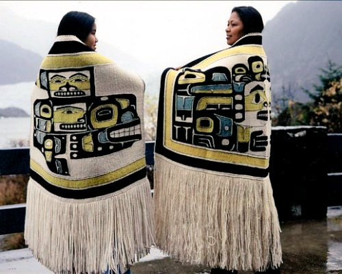 Tlingit weaving by Anna Brown Ehlers of the Tlingit Chilkat tribe, Pacific Northwest Coast #WomensArt
