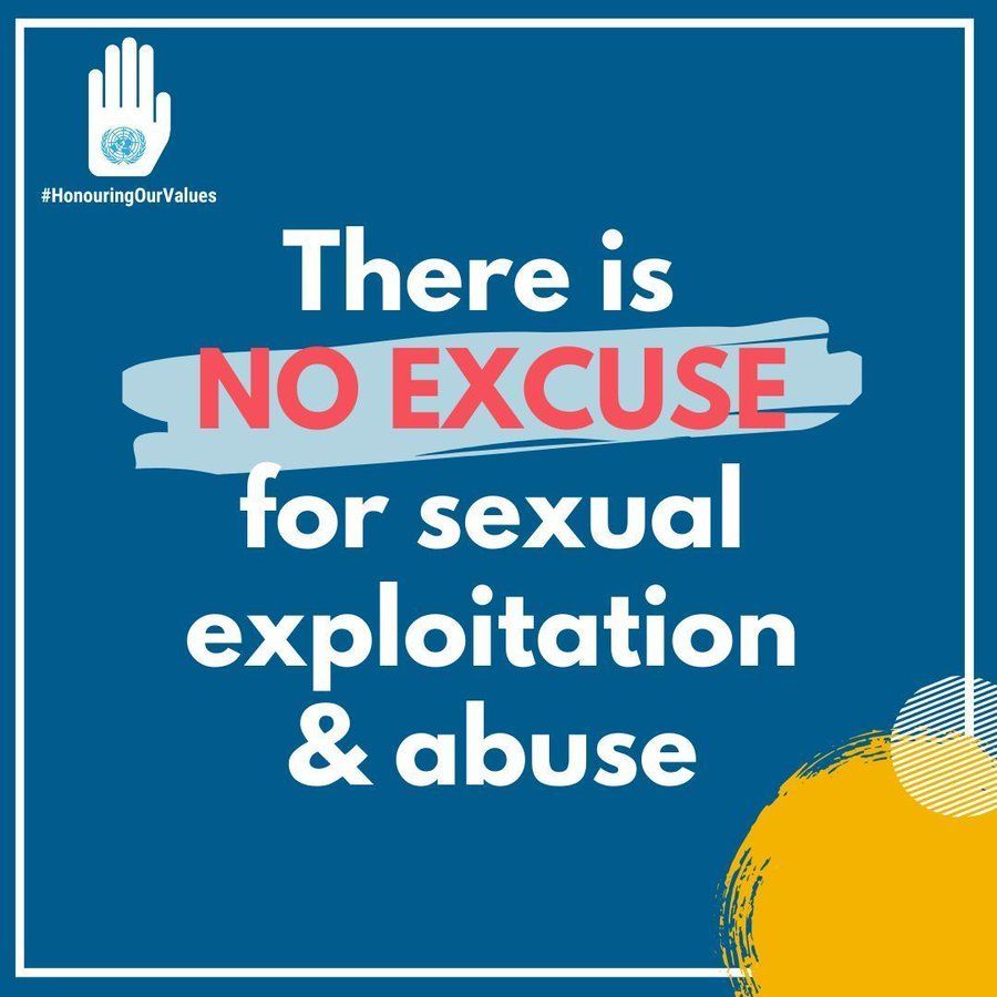 Zero tolerance for sexual exploitation and abuse is a priority for the UN❗️ 

Here is how the UN is working to make #ZeroTolerance a reality👉🏽buff.ly/4aRq4VX 
#HonouringOurValues