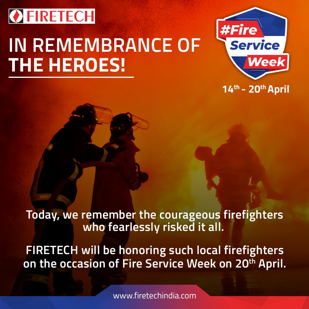 #RememberingTheHeroes

On this #FireServiceDay, we pay tribute to the brave souls who sacrificed everything in the Mumbai Dock explosion. 

As we commemorate the #FireServiceWeek, #FIRETECH will honor local firefighters on 20th April.

#FIRETECHIndia #NationalFireServiceWeek
