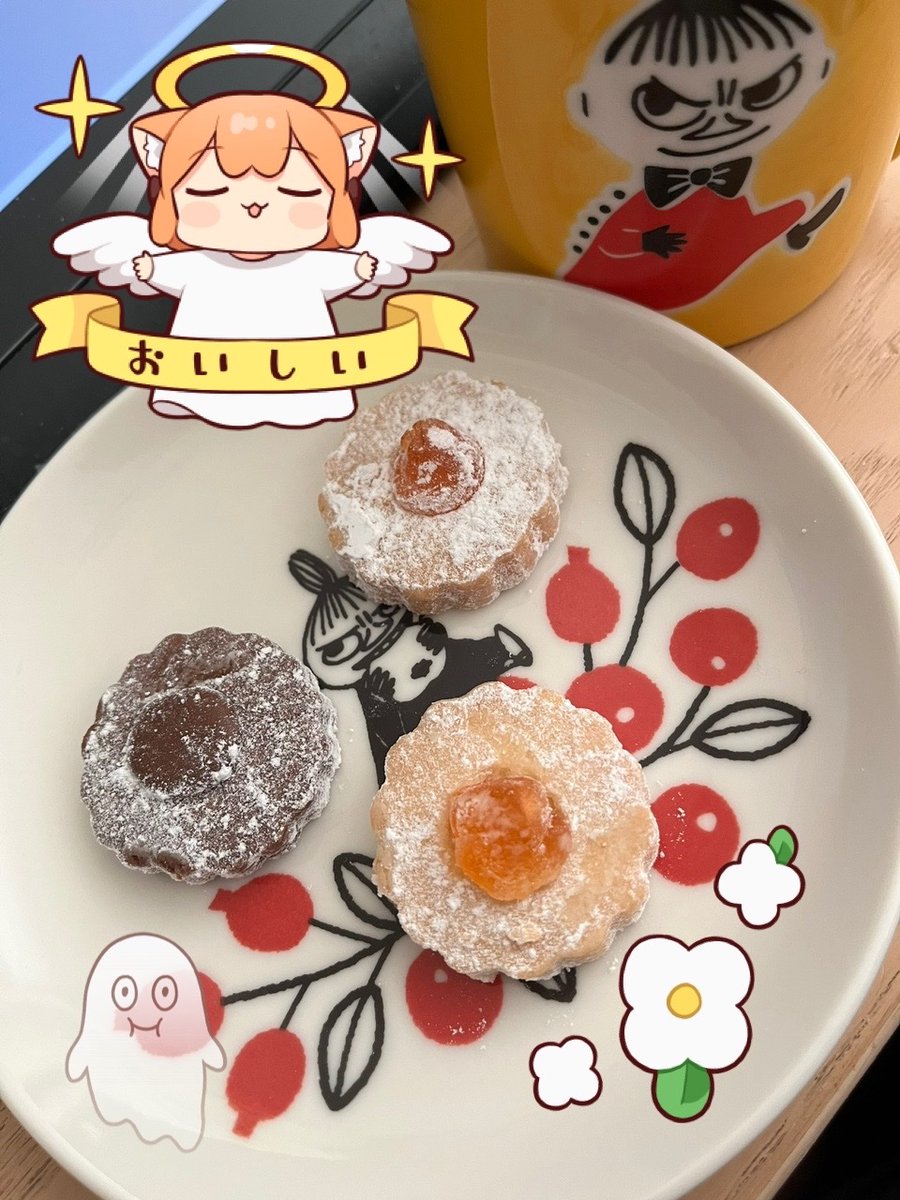 藤沢カミヤさんから夙川ミッシェルバッハのクッキーローゼをいただきました✨ヒェ〜美味しい〜。クッキーうーま!ありがとうございました!!!!!! 