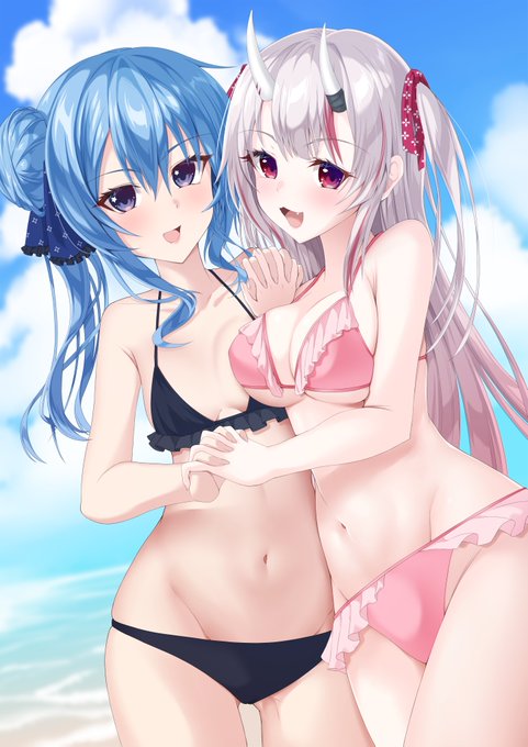 # 気温が高いので気が早いが水着絵が見たい 