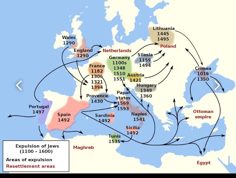 Expulsion of Jews from European Countries