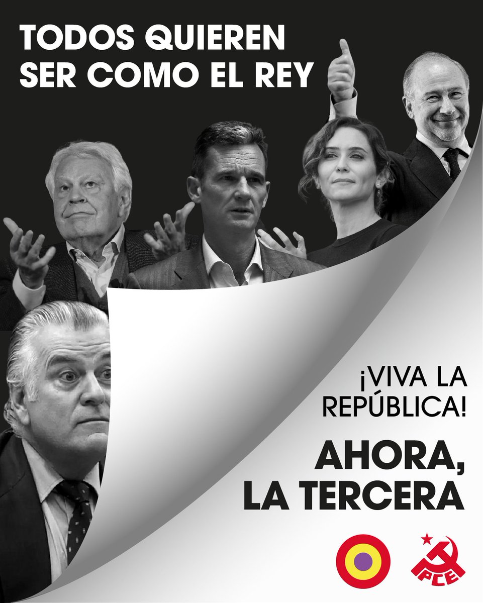 🙋‍♀️ Nuestro país debe pasar página y avanzar hacia la Tercera República democrática y popular, como una salida real a las necesidades y reivindicaciones de la mayoría social. #AhoraLaTercera🟥🟨🟪 Feliz 14 de abril. ¡Viva la República! 📄 Manifiesto pce.es/ahora-la-terce…