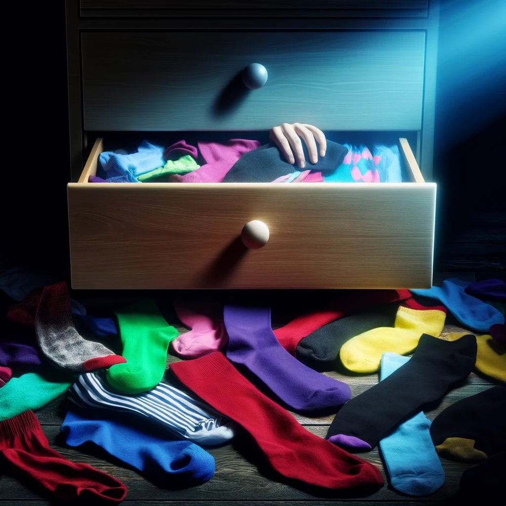 You have a drawer containing 20 pairs of socks, each pair of a different color. If you're in a completely dark room and can't see the socks, how many socks do you need to pull out to guarantee you have a matching pair? #quiz #puzzle