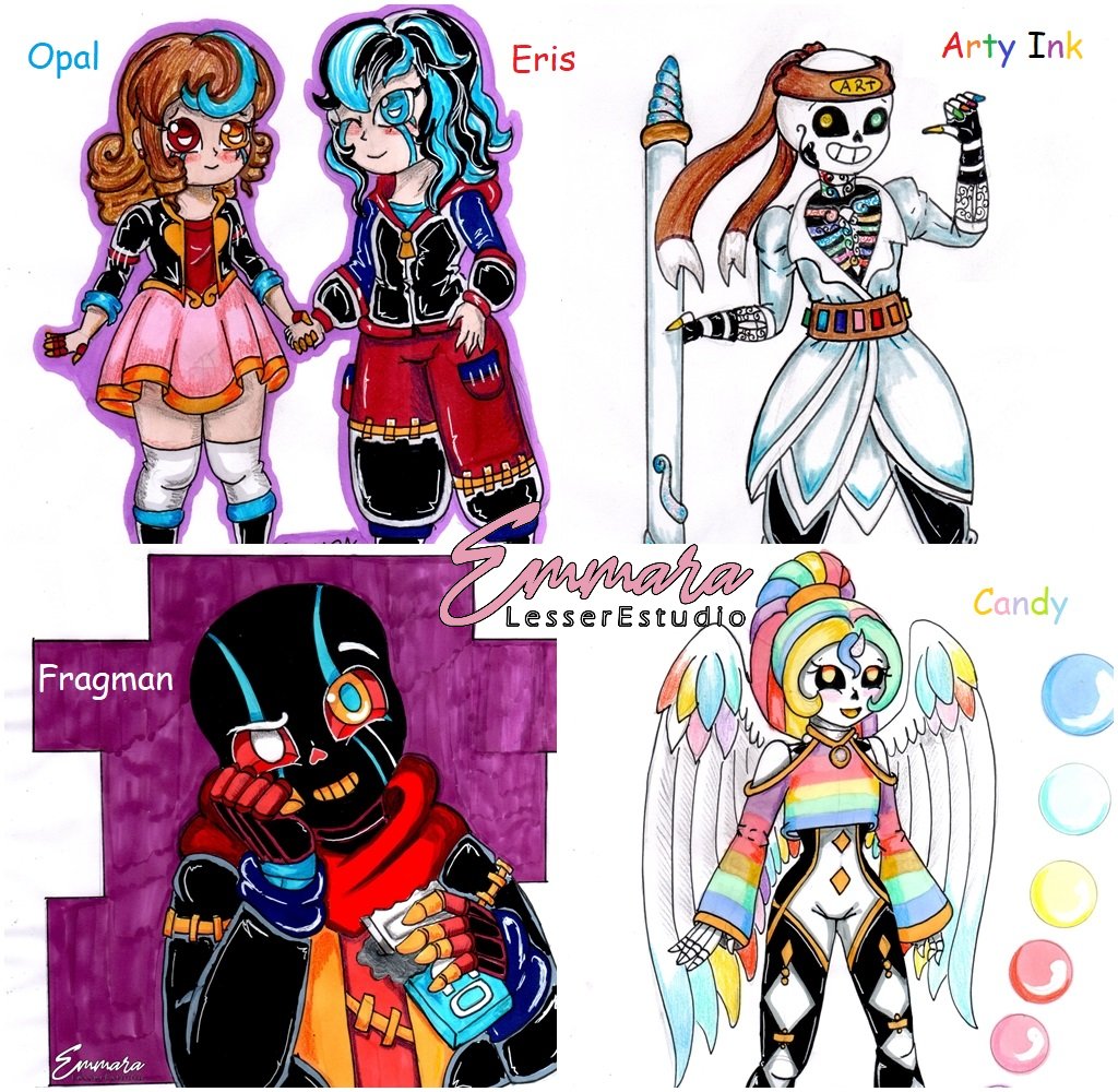 LesserEmmara's tweet photo. Les Muestro una pequeña recopilación de mis Oc. Tanto nenes que adopte como los que cree 💖💖✨
Ya voy a cumplir 3 años mi amada Arial Blackdown y mi AU Fragmentale
Amando Undertale con todo 💖💖💖✨
#fragmentaleau #fragmentale #undertaleoc https://t.co/JpN5KW3tU1