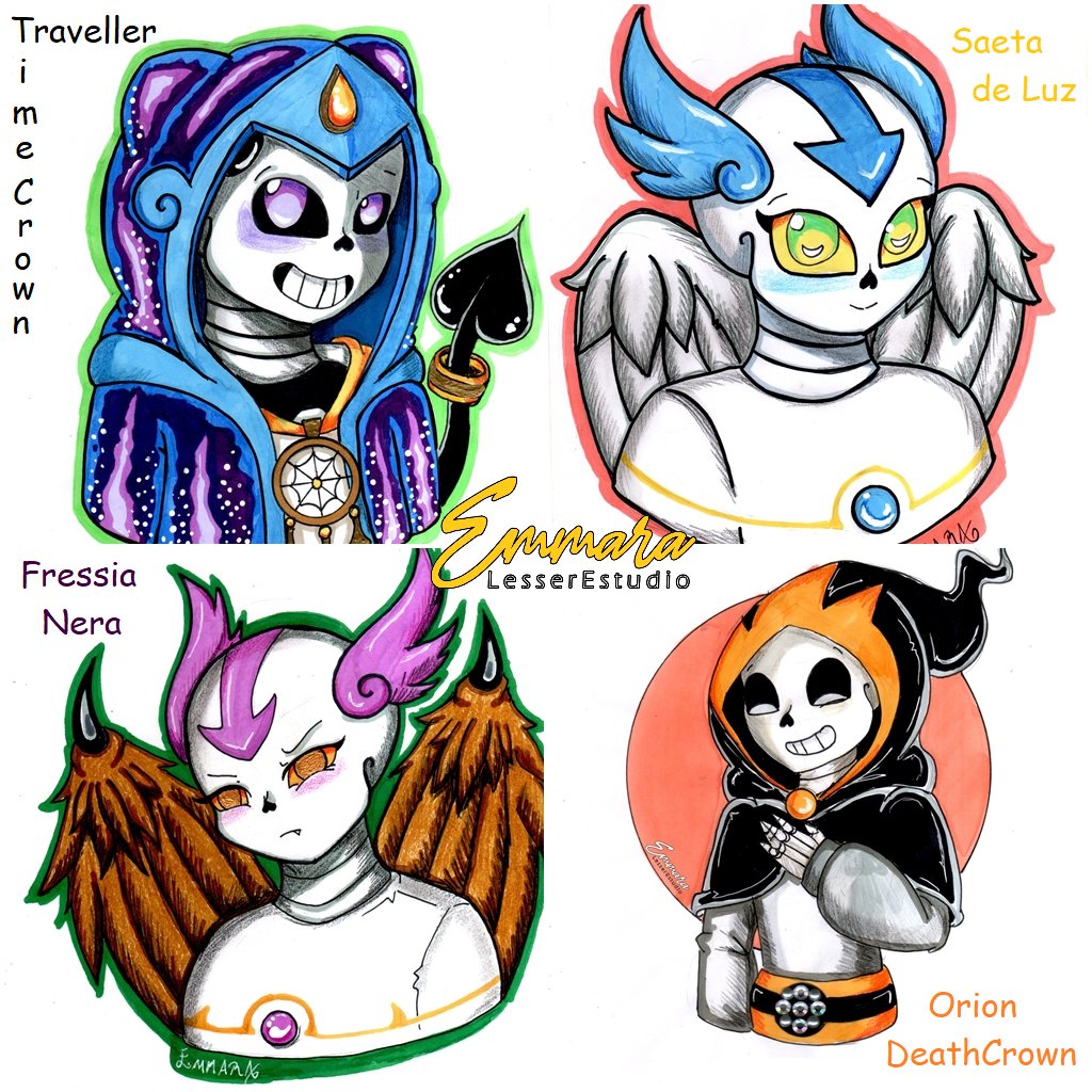 LesserEmmara's tweet photo. Les Muestro una pequeña recopilación de mis Oc. Tanto nenes que adopte como los que cree 💖💖✨
Ya voy a cumplir 3 años mi amada Arial Blackdown y mi AU Fragmentale
Amando Undertale con todo 💖💖💖✨
#fragmentaleau #fragmentale #undertaleoc https://t.co/JpN5KW3tU1