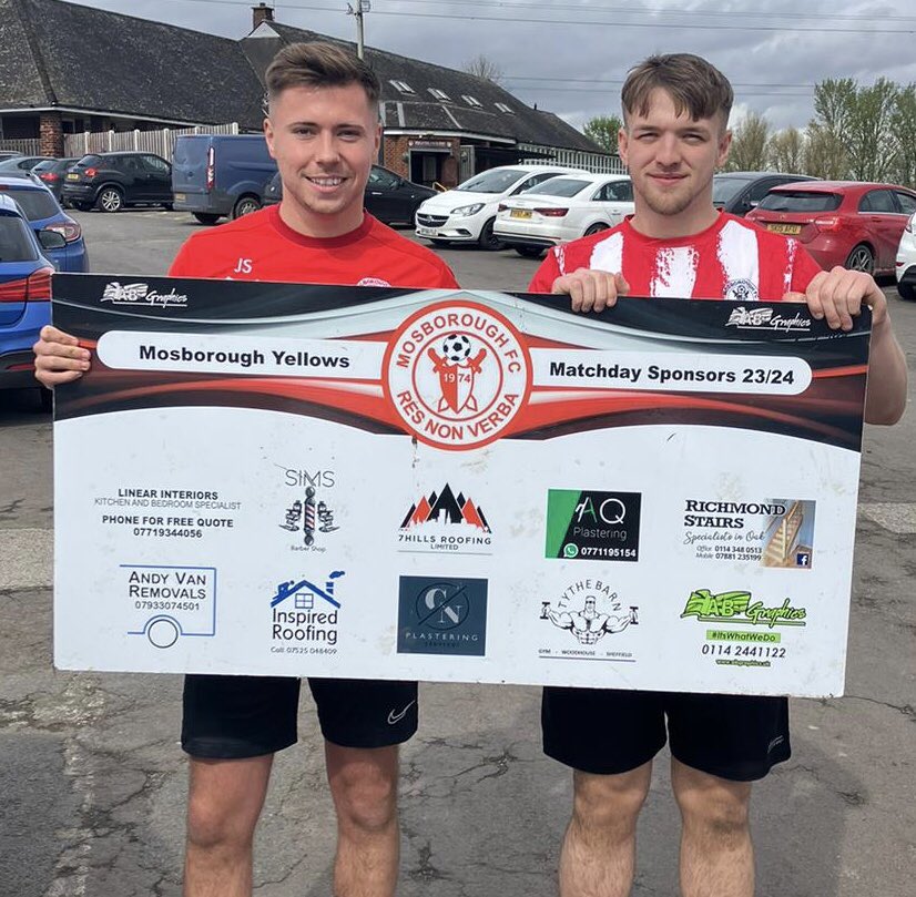 Mosborough 7-2 Zion

Jordan &amp; Levi

<a href="/samterry_7/">sam</a> ⚽️⚽️
<a href="/JackSut09769533/">Jack Sutton</a> ⚽️⚽️
<a href="/CallumBerke/">Callum Berke</a> ⚽️
<a href="/JacobSpooner11/">Jacob Spooner</a> ⚽️
<a href="/tomford297/">Tom Ford</a> ⚽️

<a href="/JackSut09769533/">Jack Sutton</a> 🅰️🅰️
<a href="/RaynesRegan/">Regan Raynes</a> 🅰️
@bedford_aspen 🅰️
Levi 🅰️

Thanks to all of our matchday sponsors:

#UTM
🔴⚪️🟡