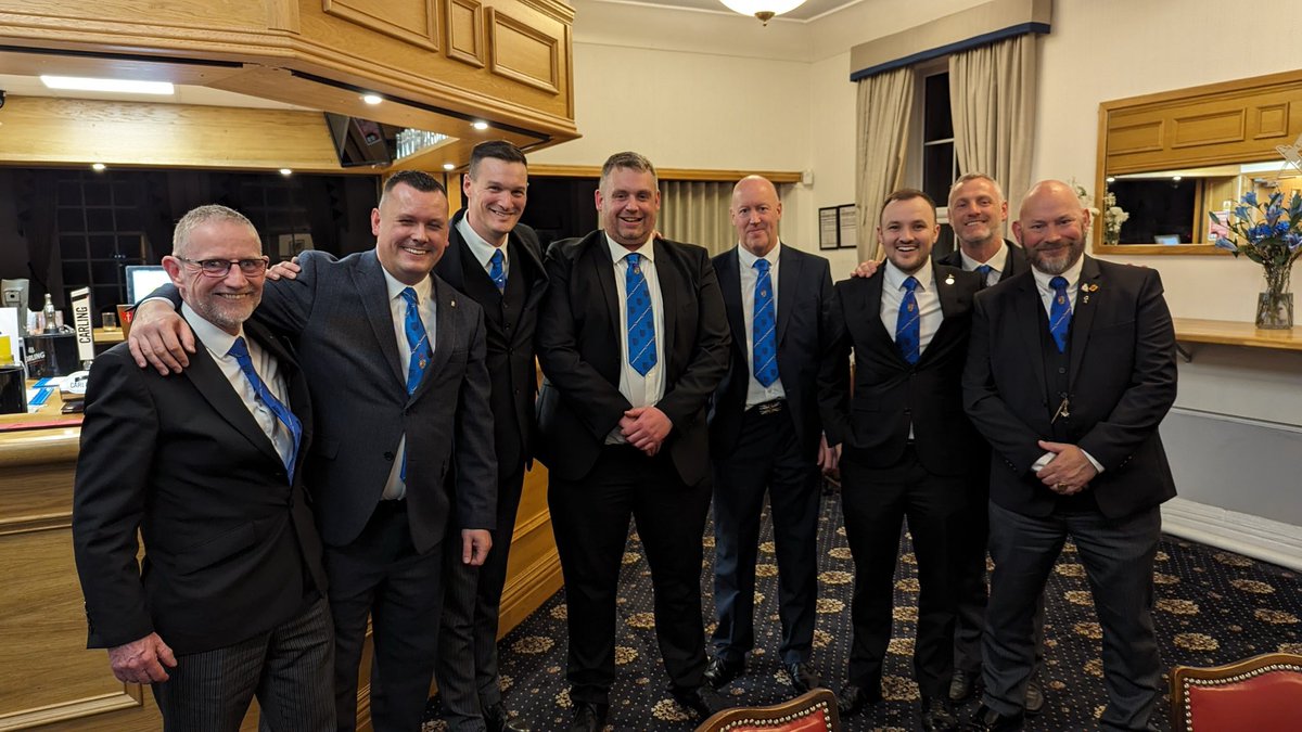 Our newest member (centre) had a wonderful evening. He was truly blown away by the whole occasion and experience. It was exactly how his first sight of our organisation should be ❤️