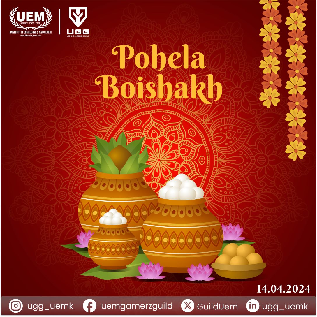 Pohela Boishakh, also known as Bengali New Year, marks the beginning of the Bengali calendar year. On this day people dress in traditional attire and it signifies the opportunity for a fresh start and the hope for happiness. Designed by: Saptarshi Ghosh Written by: Anindita Das