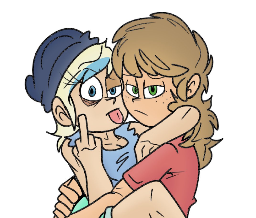 LaloFics's tweet photo. Lina: Este Sexy rockero es de mi Propiedad Arpías 😜
Lemy: 🤫🧏🏻♂️
Hecho por @jhon_rockstar6 y coloreado por mi ;3
#Sinkids #Ship #LinaSharp #Lemyloud #Limy #Love https://t.co/2gbLv96BYt