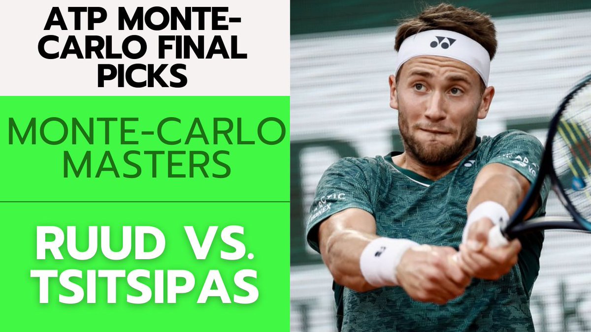 ATP Monte-Carlo Masters Final Betting Picks – 4/14/24 | Tennis Gambling Podcast (Ep. 253) w/ @ReichelRadio 🔥3 Straight Lock & Dog Sweeps 🎾Ruud vs. Tsitsipas Preview 💰Lock & Dog Spotify - buff.ly/49GBmLE