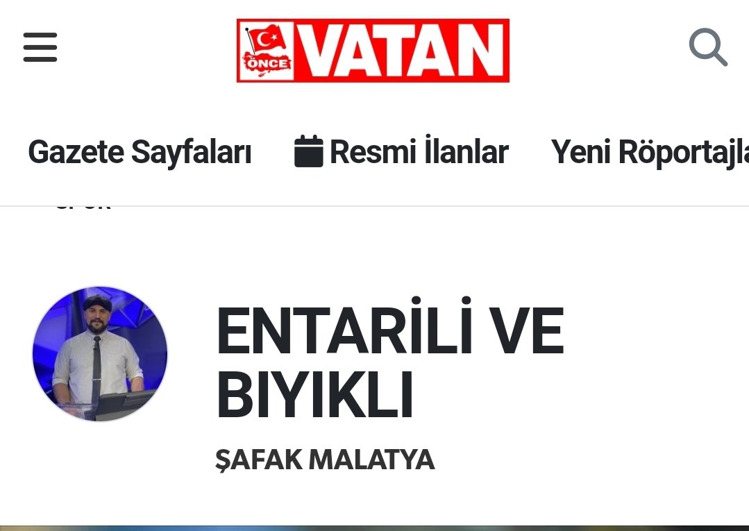 'ENTARİLİ VE BIYIKLI' 'İşte tam da bu sebeple, Beşiktaş'ın önümüzdeki sezon en büyük transferi, bu muhteremleri oturdukları o koltuktan indirmek olmalı. Aksi halde...' Yazının tamamını okumak istersen 👇 oncevatan.com.tr/entarili-ve-bi…
