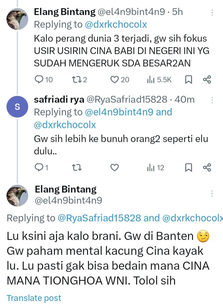 Banyak bacod doank lu. Gw tungguin nyali lu sini