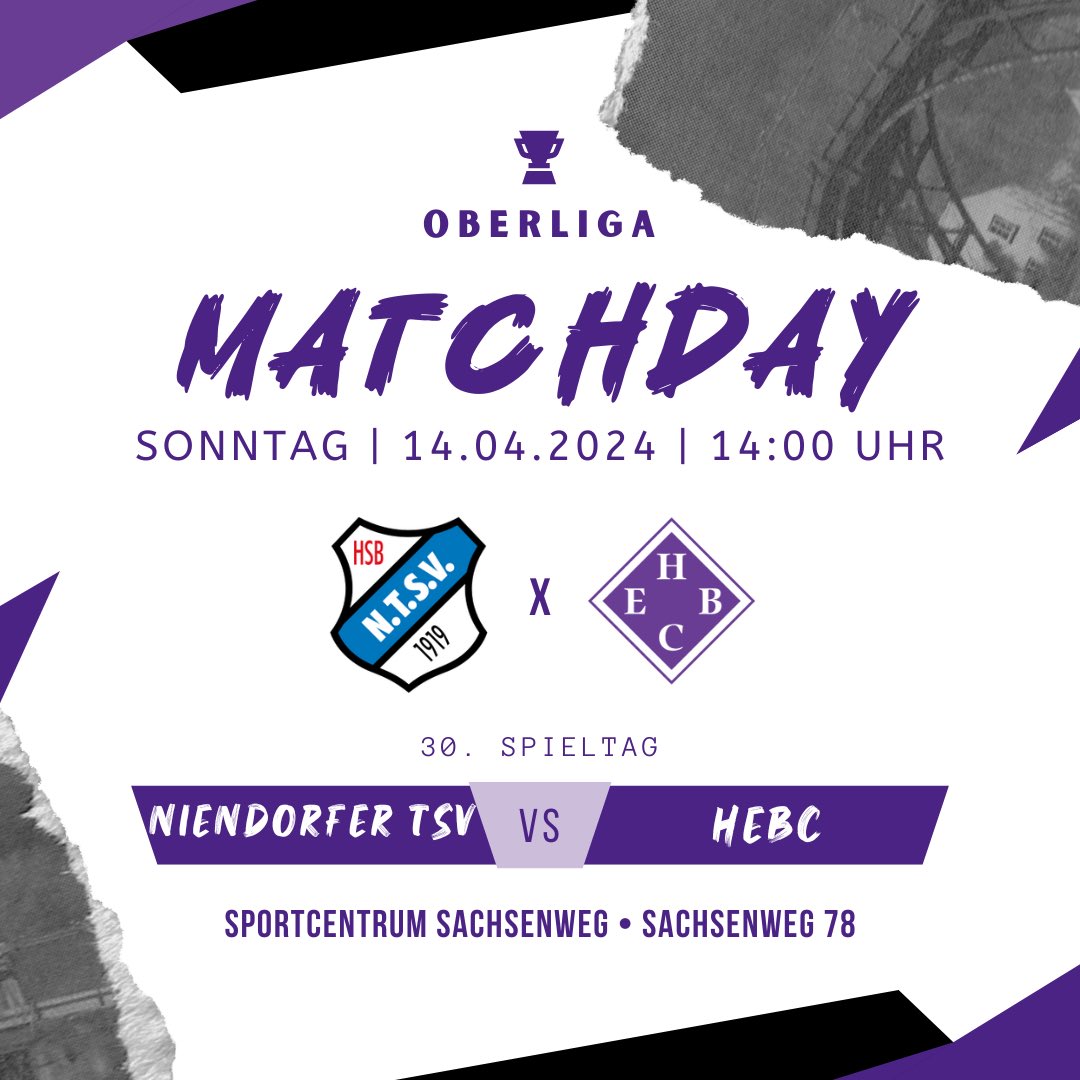 HEBC_1911's tweet photo. Es ist erneut Top-Spieltag!

#HEBC #Hamburg #LilaWeiss 💜🤍 https://t.co/Atc1F0xKOj