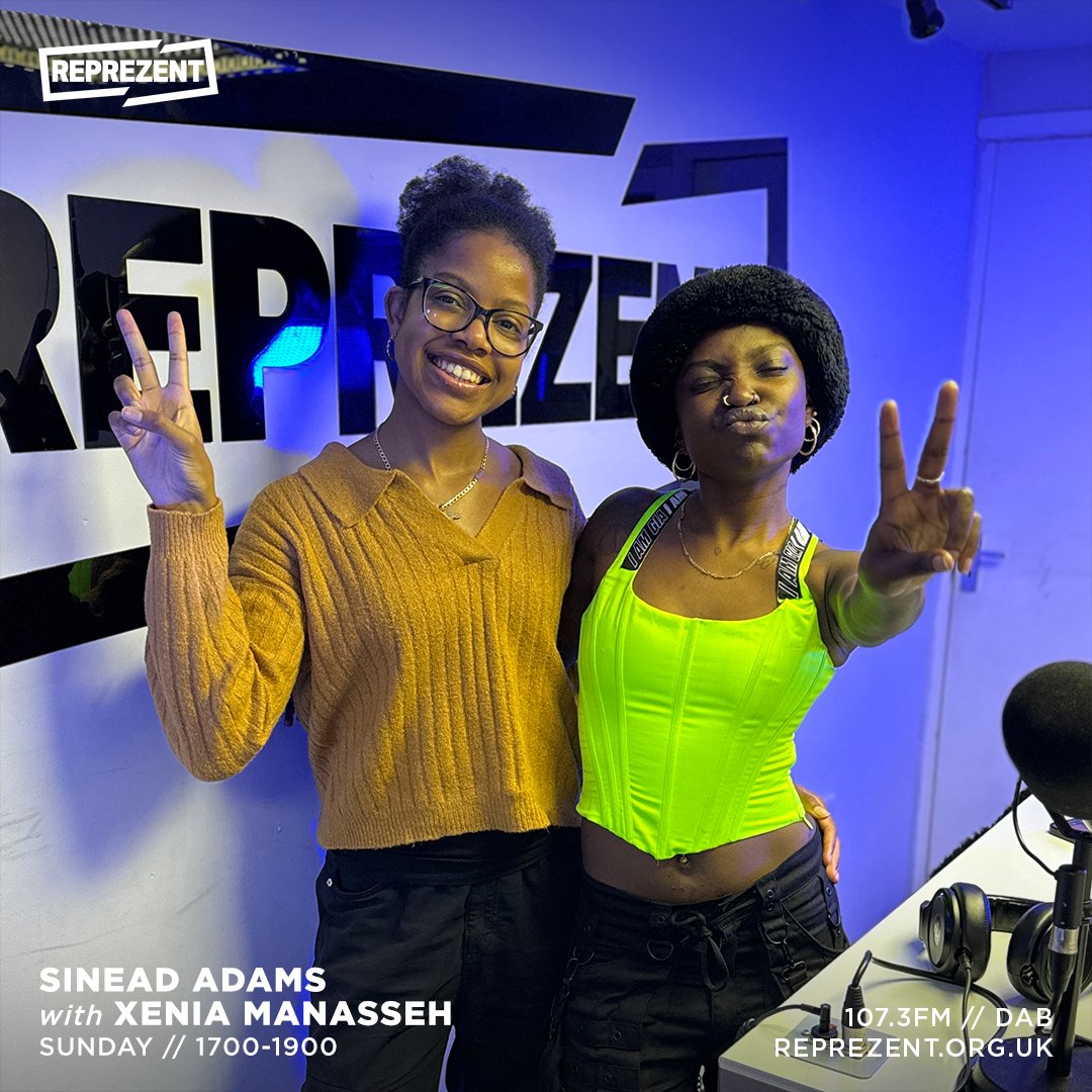 Reprezent 107.3FM (@reprezentradio) on Twitter photo 1700-1900
<a href="/SineadsMusic/">Sinead Adams</a>
New: <a href="/mrcymrcymrcy/">mrcy.mrcy.mrcy</a> <a href="/Khruangbin/">Khruangbin</a> <a href="/mariellaartist/">Mariella</a> <a href="/RyanOfei/">Ryan Ofei</a> <a href="/raellemusic/">babyrae 👼🏾</a> <a href="/KofiStone_/">Kofi Stone</a> <a href="/dayobello/">𝓓𝓑</a> <a href="/jordanrakei/">Jordan Rakei</a> & more
+ Joined by <a href="/xeniamanasseh/">Xenia Manasseh</a> to talk about her album ‘LOVE / HATE’
107.3FM | DAB | REPREZENTRADIO.ORG.UK 1700-1900
<a href="/SineadsMusic/">Sinead Adams</a>
New: <a href="/mrcymrcymrcy/">mrcy.mrcy.mrcy</a> <a href="/Khruangbin/">Khruangbin</a> <a href="/mariellaartist/">Mariella</a> <a href="/RyanOfei/">Ryan Ofei</a> <a href="/raellemusic/">babyrae 👼🏾</a> <a href="/KofiStone_/">Kofi Stone</a> <a href="/dayobello/">𝓓𝓑</a> <a href="/jordanrakei/">Jordan Rakei</a> & more
+ Joined by <a href="/xeniamanasseh/">Xenia Manasseh</a> to talk about her album ‘LOVE / HATE’
107.3FM | DAB | REPREZENTRADIO.ORG.UK