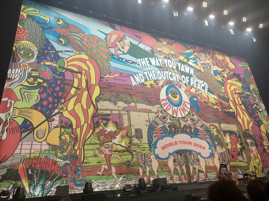 yu_RAD_'s tweet photo. 2024.04.14　横浜2日目

最高すぎたS2やばい近かった楽しかった🫶🏻

#RADWIMPS
#RADWIMPSWORLDTOUR2024
#THEWAYYOUYAWNANDTHEOUTCRYOFPEACE https://t.co/xvbiym0aIc