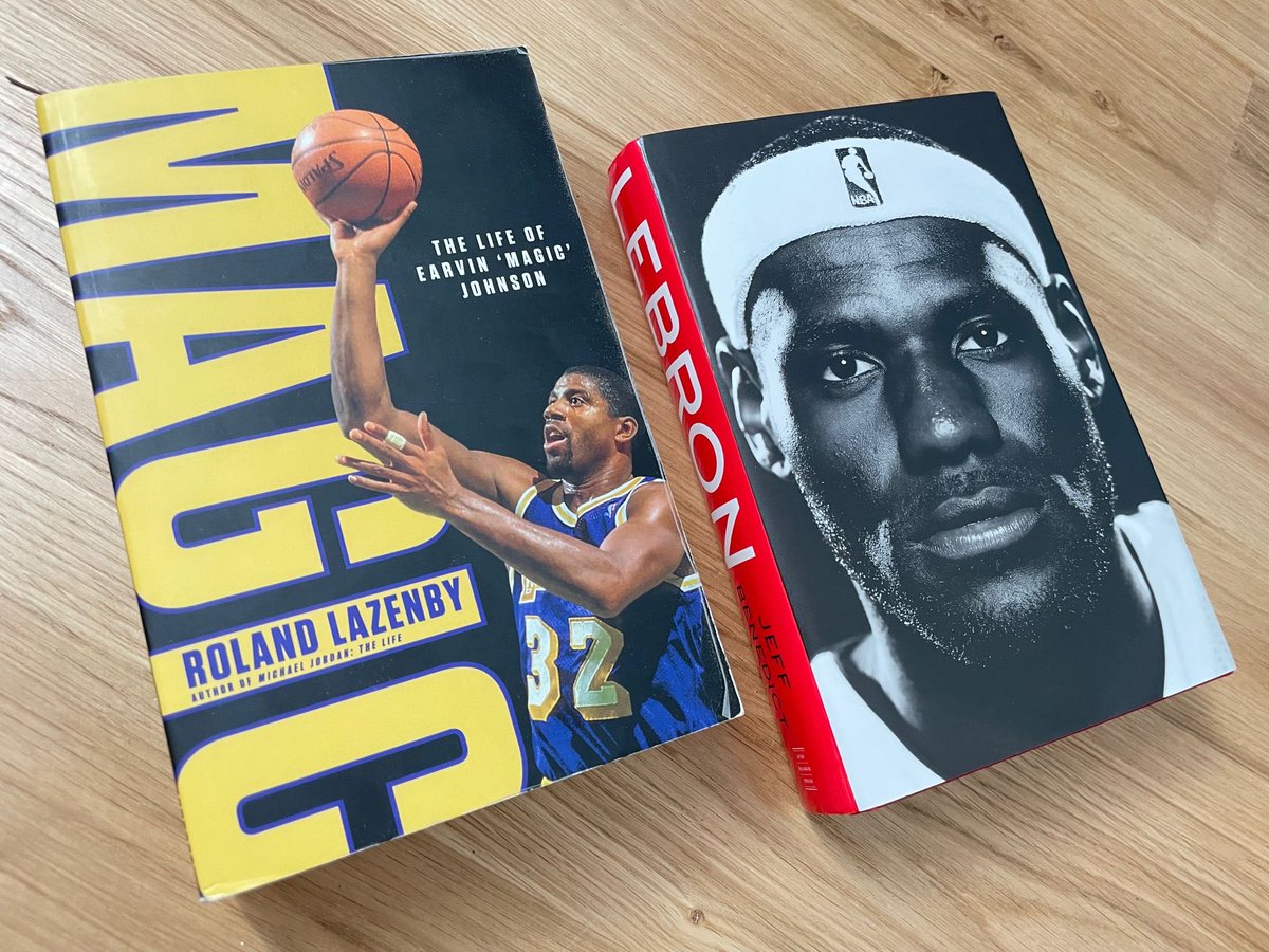 #EasterRead! Very interesting biographies by @lazenby and @authorjeff notably their social content and the way @MagicJohnson and @KingJames gave something back to the afro-american community #Sport4Development #SDGs
