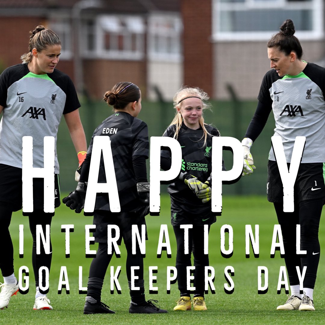 Happy International Goal Keepers Day to all the keepers & keeper coaches out there 😀🙌 @RachLaws1 @TeaganMicah @JoePottsiePotts 🧤#differentbreed #gkunion #gk #LFC #LFCW #YNWA