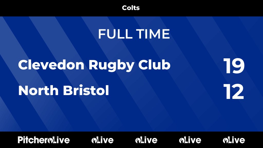 FULL TIME: Clevedon Rugby Club 19 - 12 North Bristol #CLENOR #Pitchero clevedonrugbyclub.co.uk/teams/104112/m…