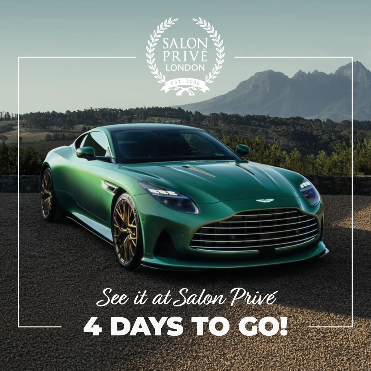 4 DAYS TO GO until the ultimate luxury motoring event returns to Royal Hospital Chelsea for a spectacular three-day celebration of automotive excellence. ------------------------ Salon Privé London 🗒️: 18th – 20th April 2024 📍: Royal Hospital Chelsea 🎫: bit.ly/4atzO90