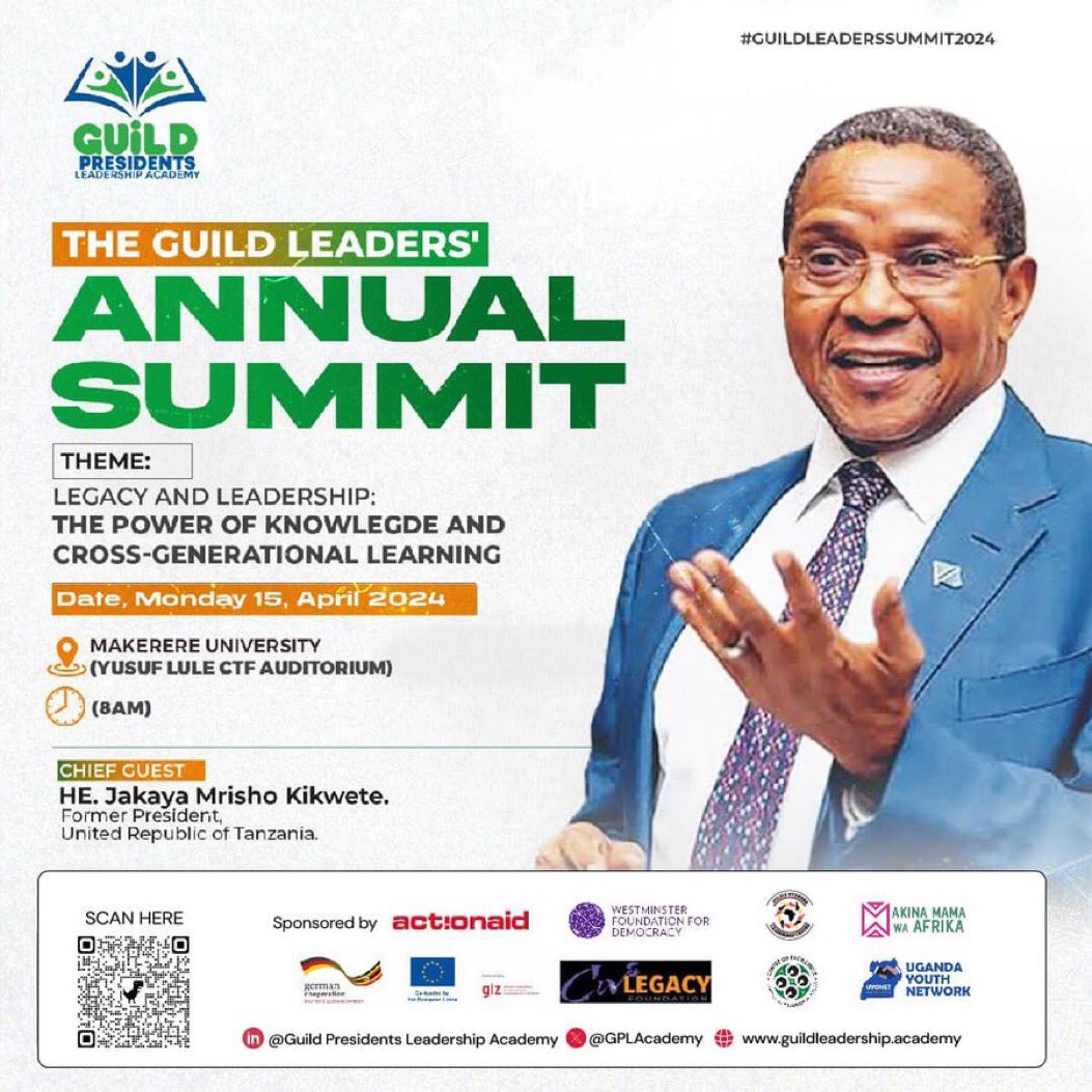 Don't miss the #GuildLeadersSummit2024 🔥
Theme: Legacy and Leadership; The power of knowledge and cross generational Learning