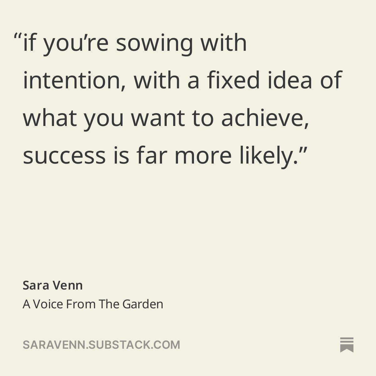 This weeks practical gardening article looks at planning and growing with intention….. open.substack.com/pub/saravenn/p…