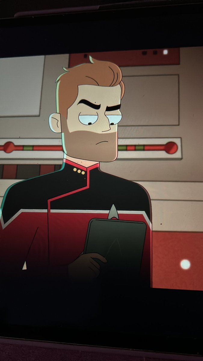 UnaNails1701's tweet photo. Seems like a good time to continue my #StarTrek #LowerDecks rewatch
#SAVEStarTrekLowerDecks 
#SaveLowerDecks https://t.co/gCJmB8jJuY