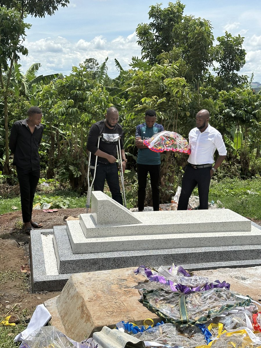 Today I paid tribute to my friend mayengo whom I've known for over 30 years. Unfortunately, I couldn't attend his send-off due to being bedridden after an accident. Richard and I first met during our involvement in the youth council years ago