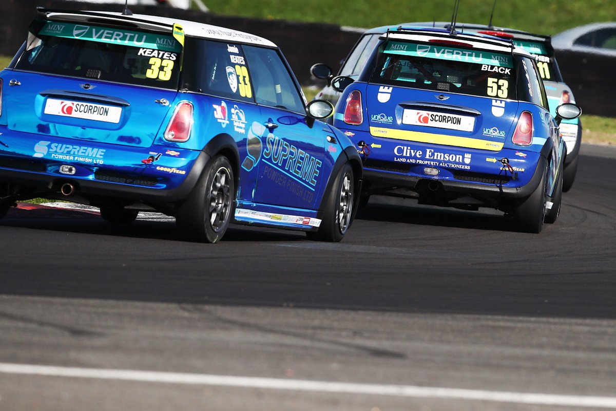 MINIChallengeUK's tweet photo. Race Two Snapshots 📸 @JakobEbrey #VertuMotors #MINIChallengeTrophy #MillersOils #RepsolLubricantsUK #ScorpionExhausts #Mintex https://t.co/EbyCb9tYeE