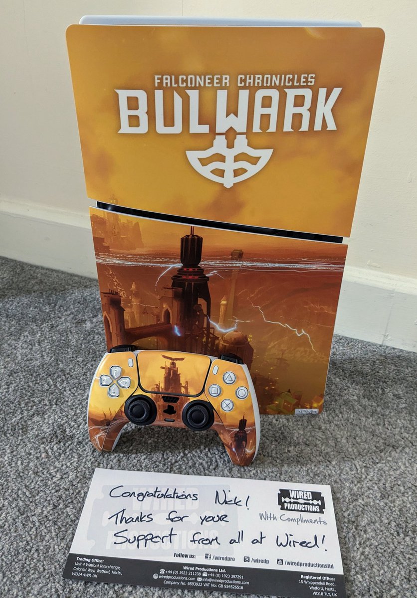 I'm super lucky and WON the limited edition Bulwark PS5 from @WiredP  

I wonder what game I'm going to be playing first 😅  best get my PSN membership @PlayStationUK

#Bulwark #BuildYourBulwark #indiegames