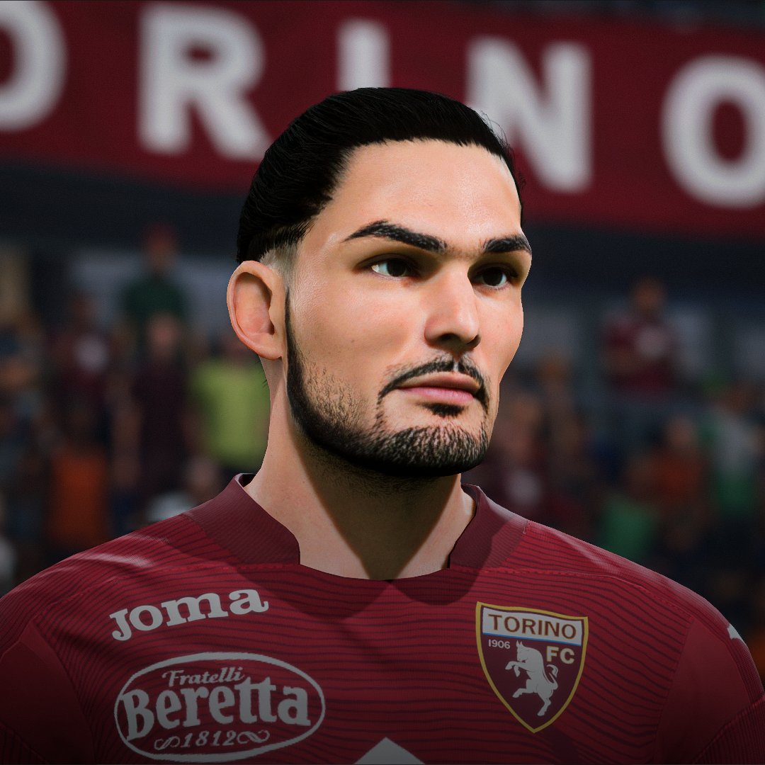 Saba Sazonov - @TorinoFC_1906 @FIFER_Mods @MellivoraPatch #blender3d #FC24 You can have this face with the monthly subscription system👇👇 buymeacoffee.com/badcnfaces/sab…