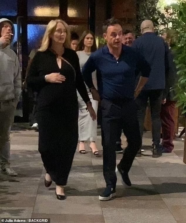 Ant and his pregnant wife Anne-Marie leaving the Saturday Night Takeaway wrap party in London 🤰🏼🥹❤️

#SaturdayNightTakeaway