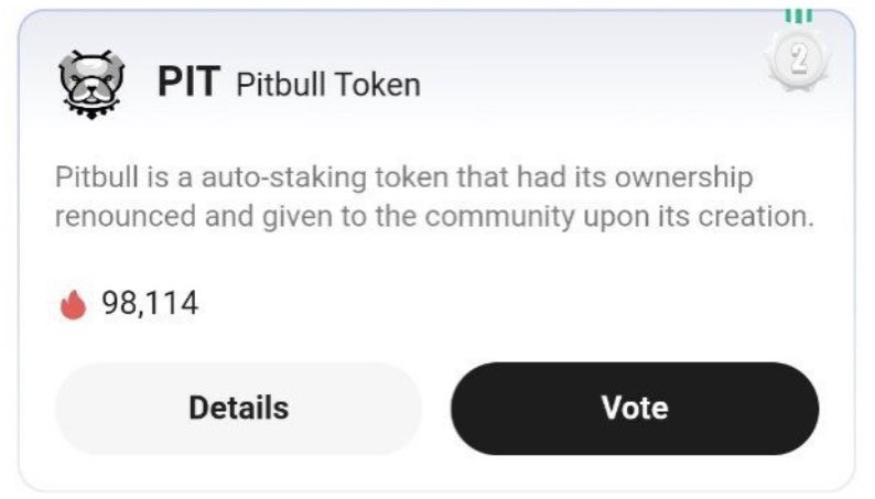 Pitbull Token tweet media