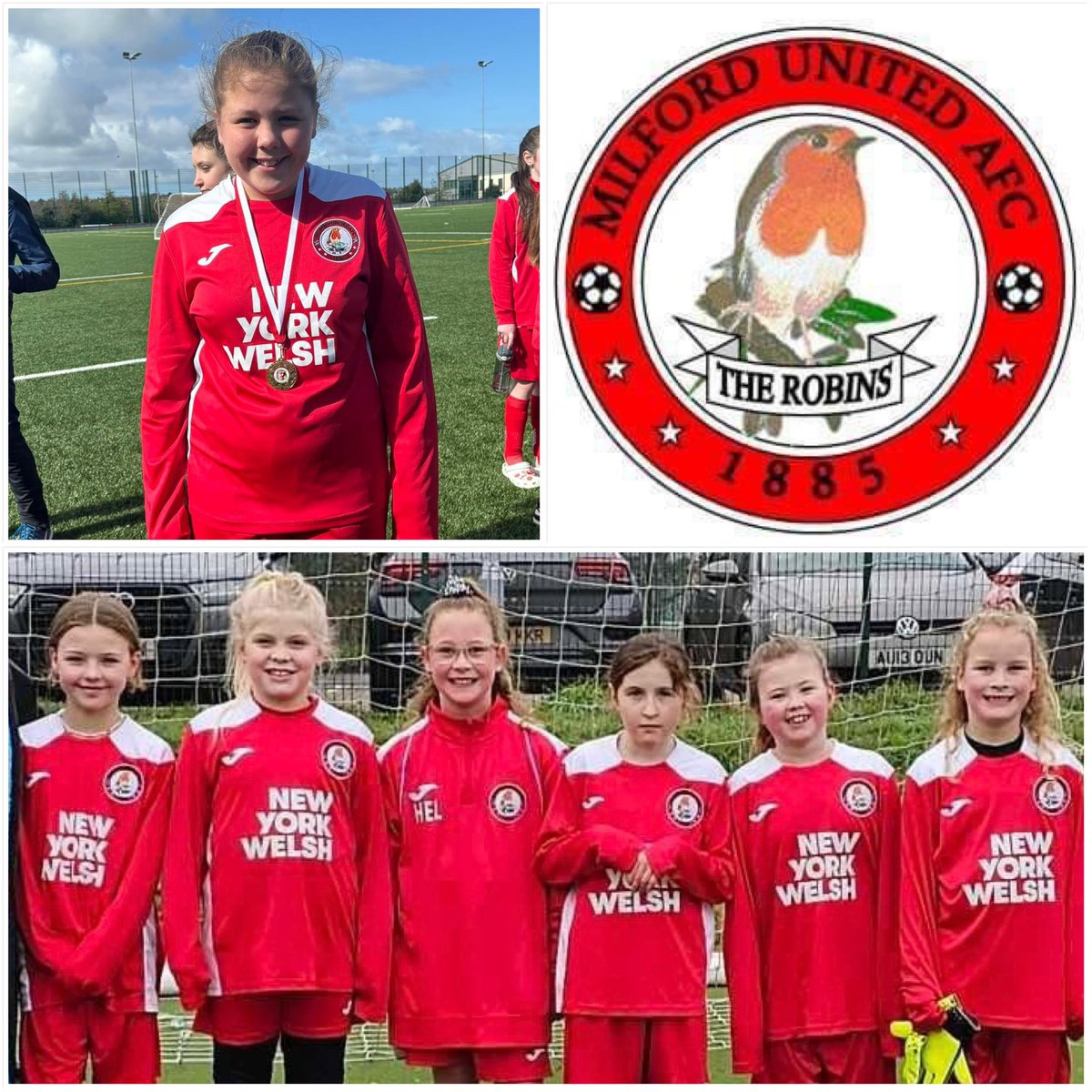 Great end to the 2023-4 season for our @NewYorkWelsh Milford United Girls U13s with a 2-1 win over St Dogmaels. They’ve grown so much as a team. Proud to invest in the female #grassroots football game in Wales with @andorranhermit through @JerseyForAll. #JerseyForAll