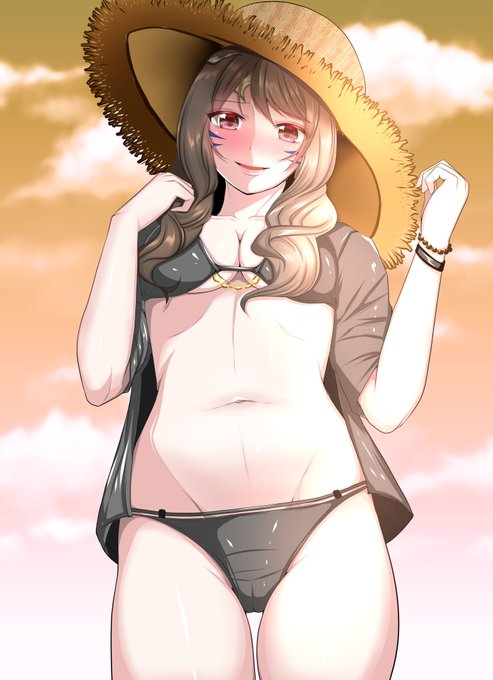 #気温が高いので気が早いが水着絵が見たい 