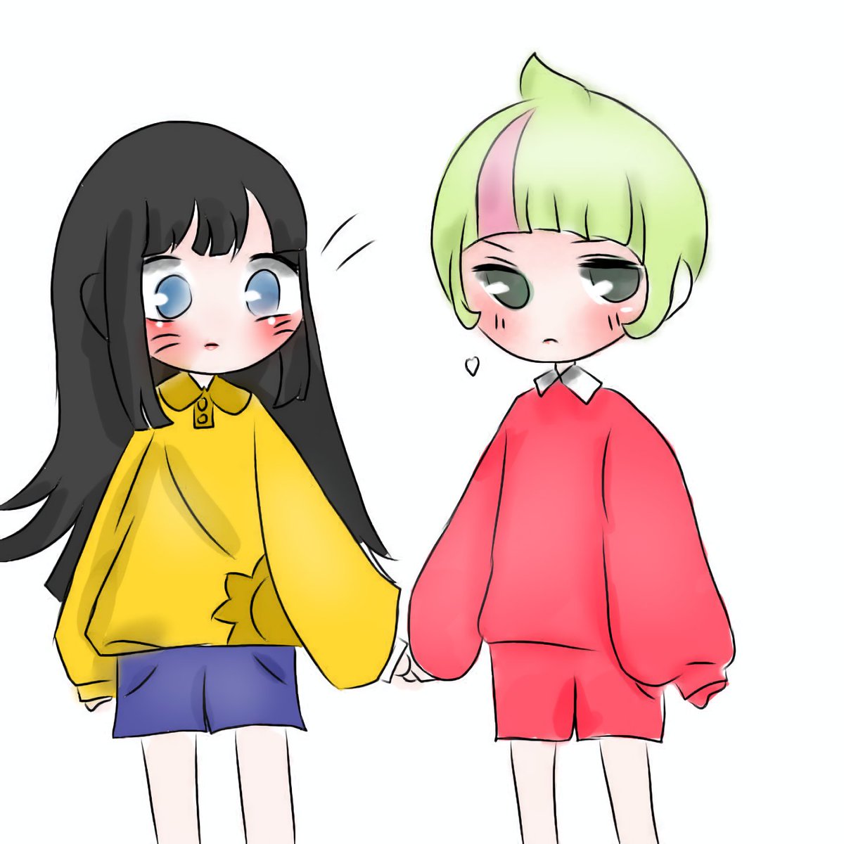 Emma1123_'s tweet photo. My coloring of Damon and Himawari 🥹🥹🥹🥹🥹🥹🥹🥹🥹🧣🎨🎭🧩 https://t.co/NEPSxm2pm6