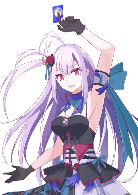 闇の守護者ルカ(新衣装)を描いてみました #デュエプレ