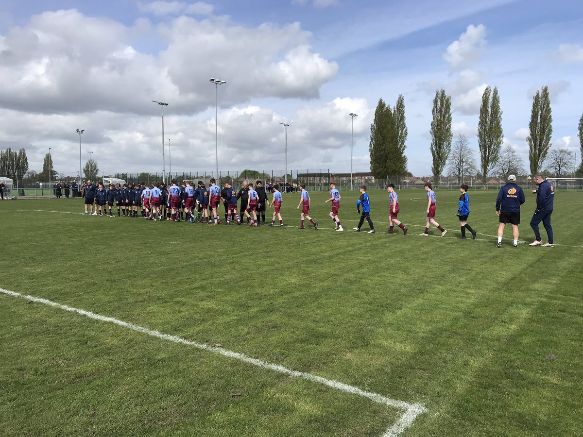 Teams already for the second Final of the day, AFC Tickton Jaguars. v. Mill Lane United