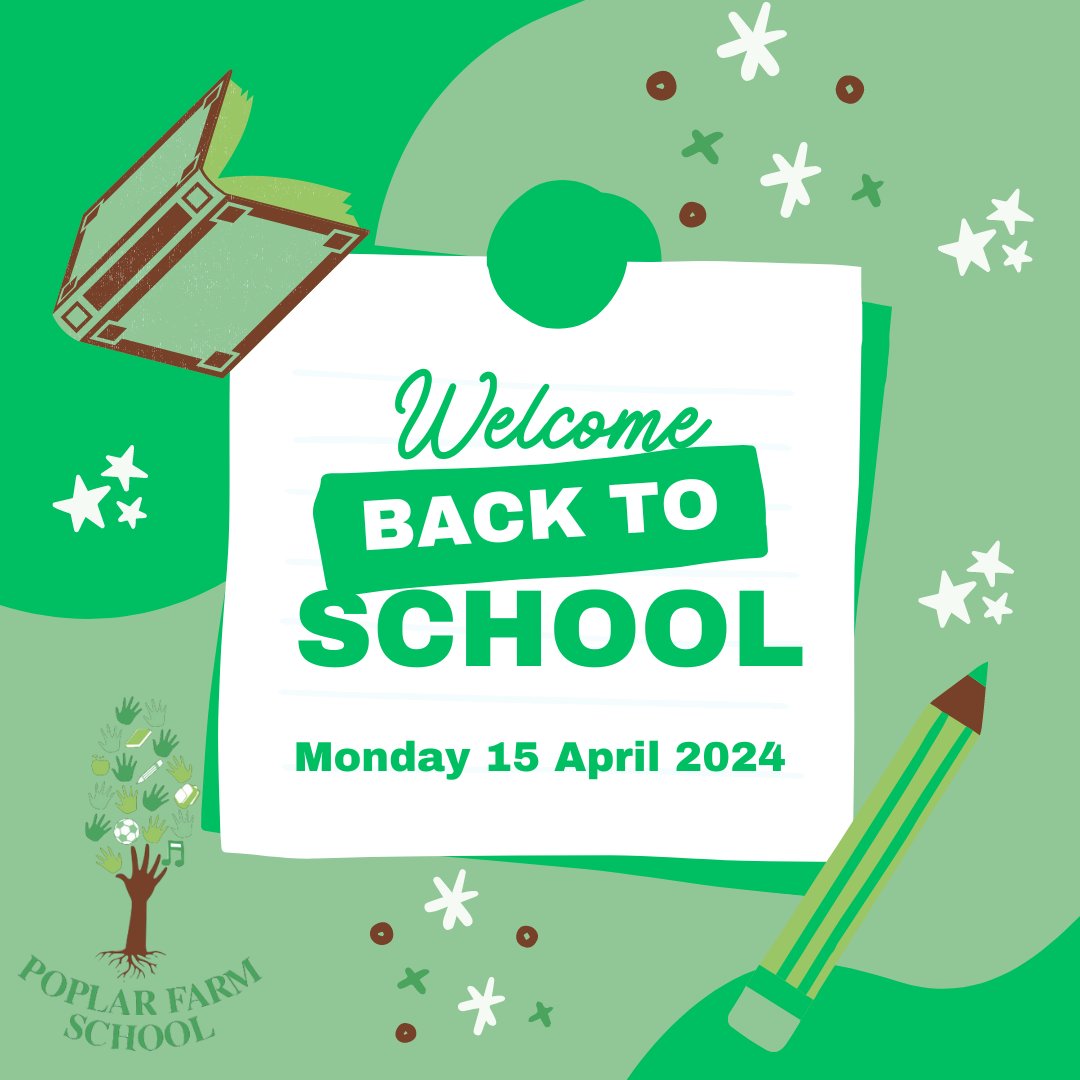 We're looking forward to seeing everyone back at school tomorrow - ready for another fabulous term of learning and enrichment. #newterm #backtoschool #school #primary #grantham #poplarfarm #welcomeback #learning #curriculum #enrichment