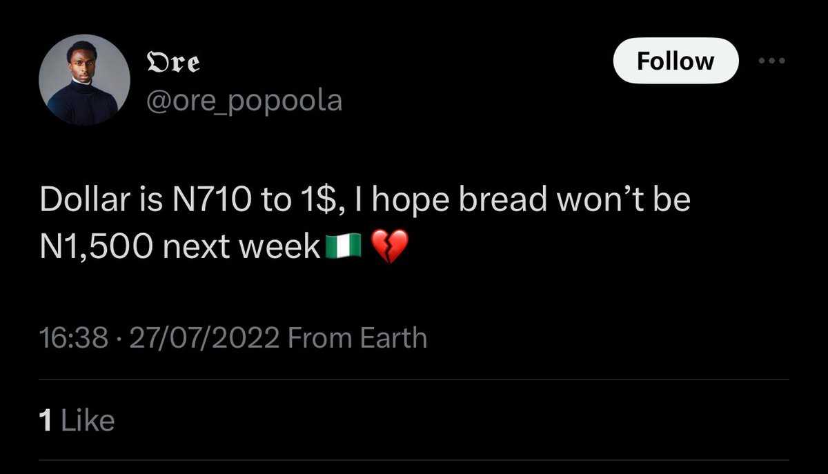 This clown was sad when dollar was N710 but he wants Nigerians to be excited dollar is N1,000? Is this not madness???