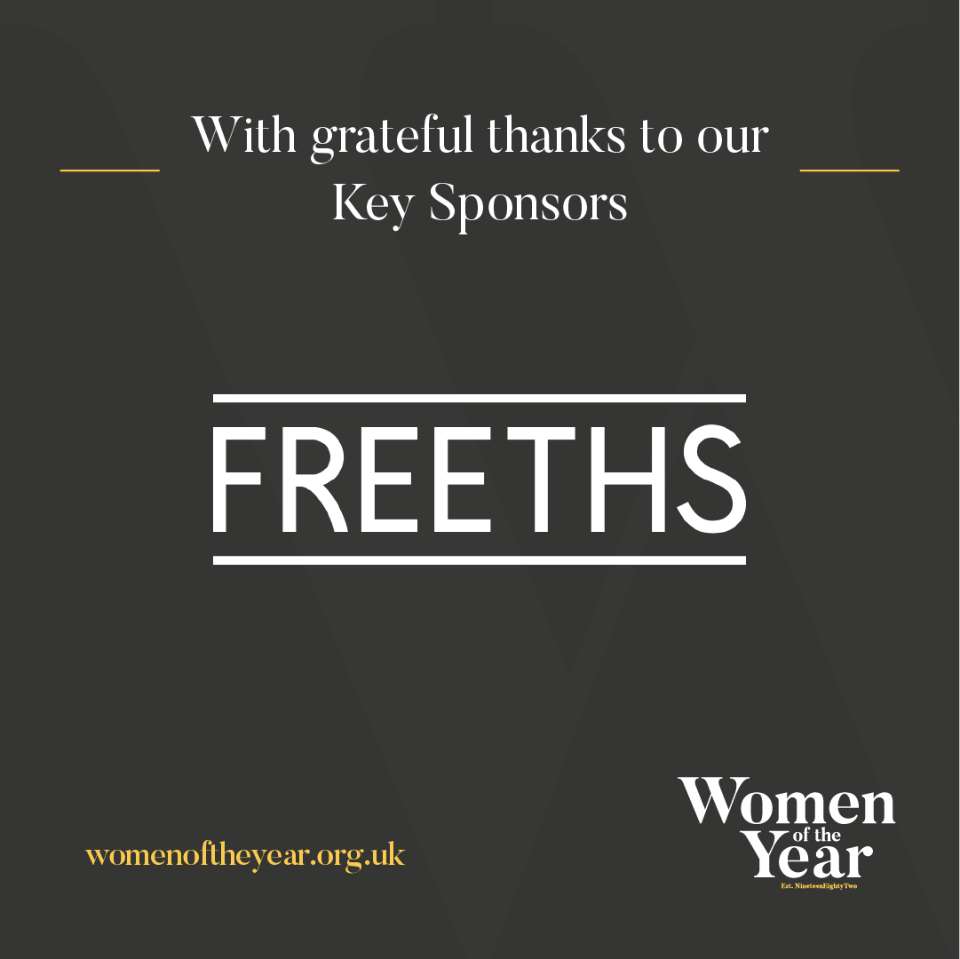 We're thrilled to spotlight @freeths as a key sponsor of our Women of the Year Awards! 🙌 Learn more about Freeths and their commitment to Diversity and Equality on their website today ⬇️ 👉 freeths.co.uk