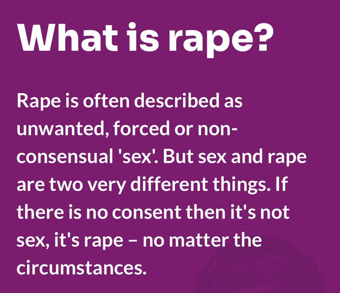 To the people in my mentions comparing sex to rape please stop.