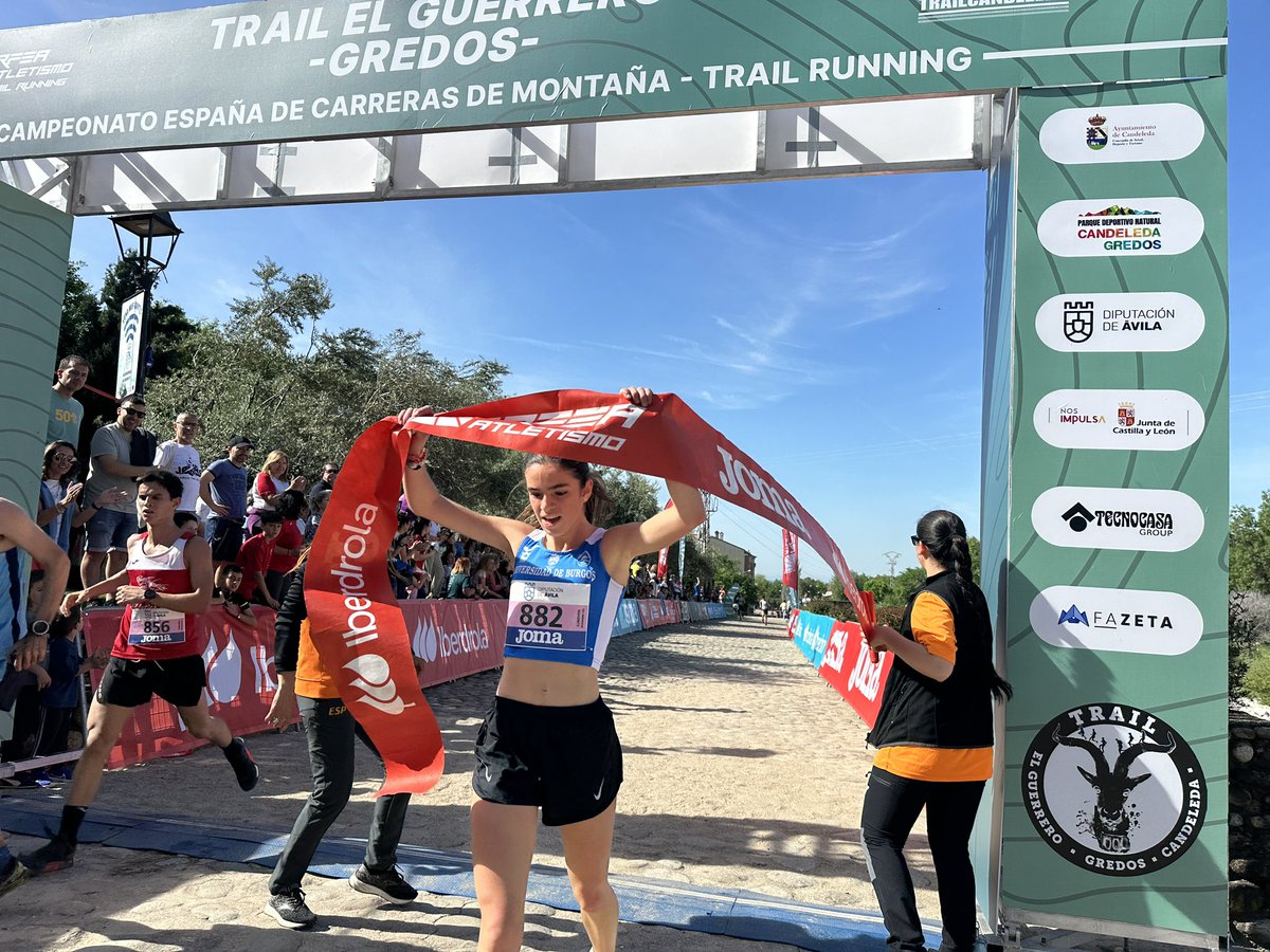 🏆 #CEtrailRunning Carreras de Montaña sub20 

🥇 Inés Herault (35:39)
🥈 Emma Méndez (36:43)
🥉 Gabriella Lasalle (36:54)

¡Enhorabuena! 

📺 bit.ly/3Q1vsxU
📊 bit.ly/3UEG4Wo