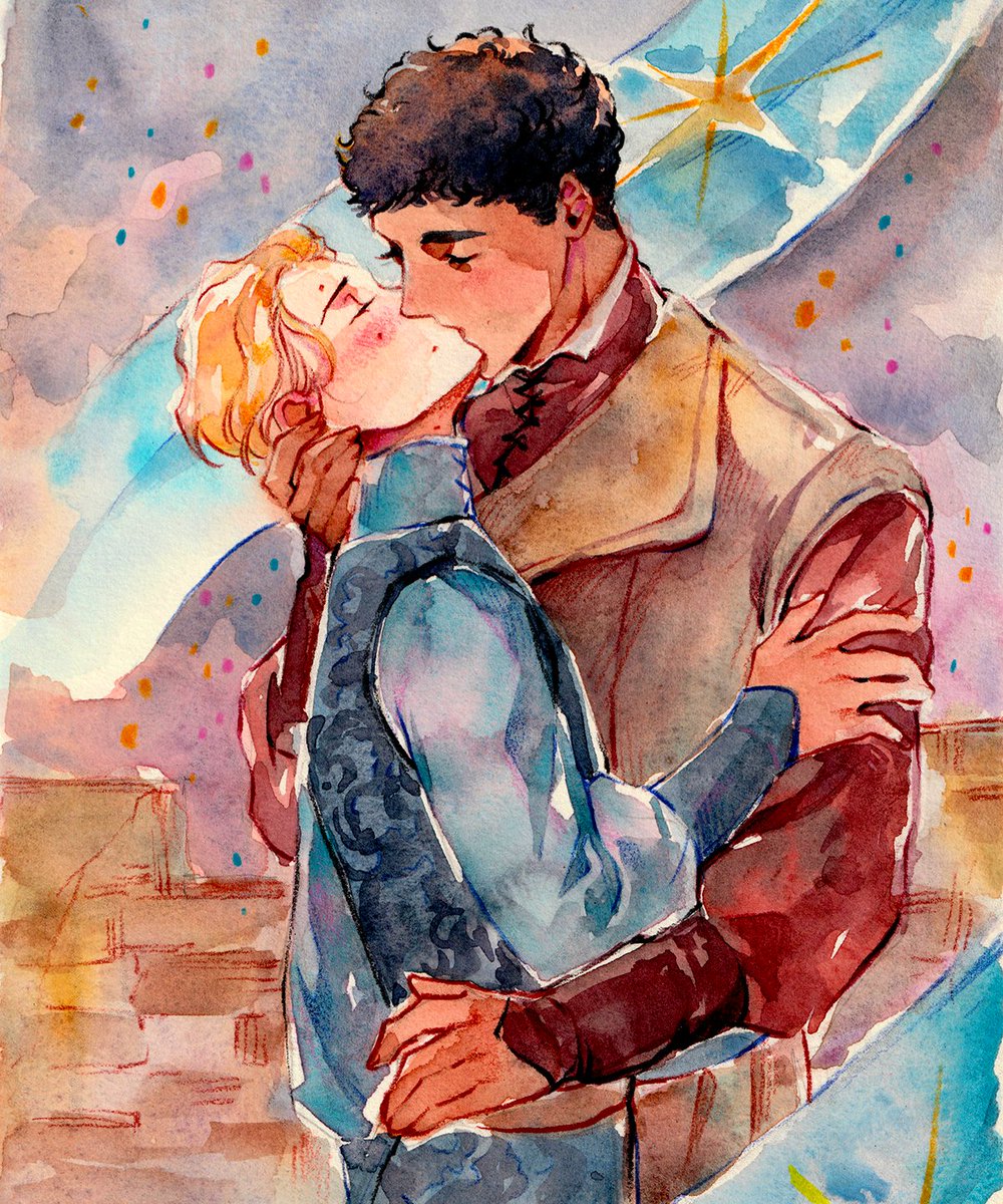 #captiveprince Ravenel 😚 (watercolor comm 🖌)