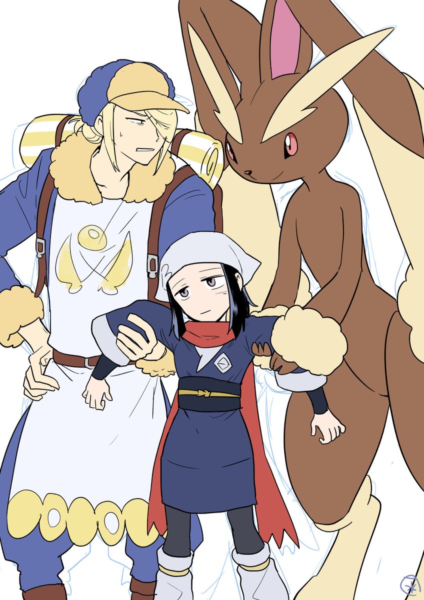 お題箱より「ショウさんの手持ちとウォロがショウさん取り合うとこ」描きました ありがとう!
手持ちの指定無かったのでオヤブンミミロップ(2.76m)
ショウちゃんがなんかダウナー系(?)になりました
##odaibako_jahn_bistand https://t.co/iGNTU8Vzn7