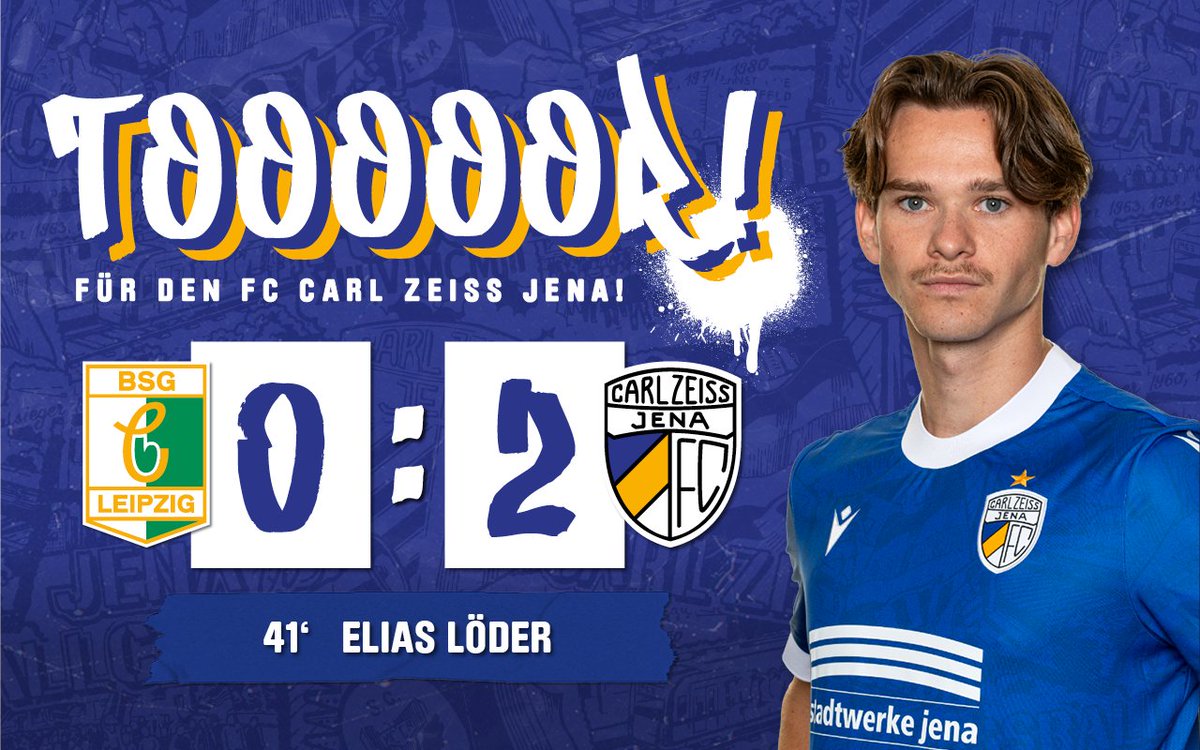 41' TOOR FÜR DEN FCC! Wieder viel Platz vor Jankes Tor und diesmal ist Löder eiskalt. 0:2 #BSGFCC