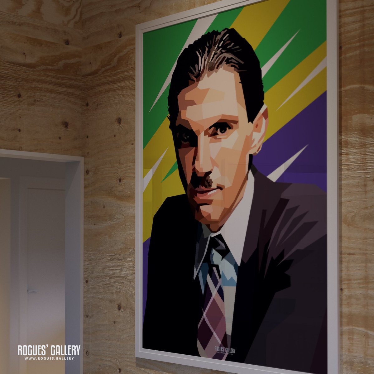 I’ll never forget the first time I saw him on TOTP. A true icon of music & half of Sparks with his brother Russell… the inimitable Ron Mael. 😳💯❤️ Available now in sizes A3 to A0 from rogues.gallery 👀 #sparks #art #ronmael