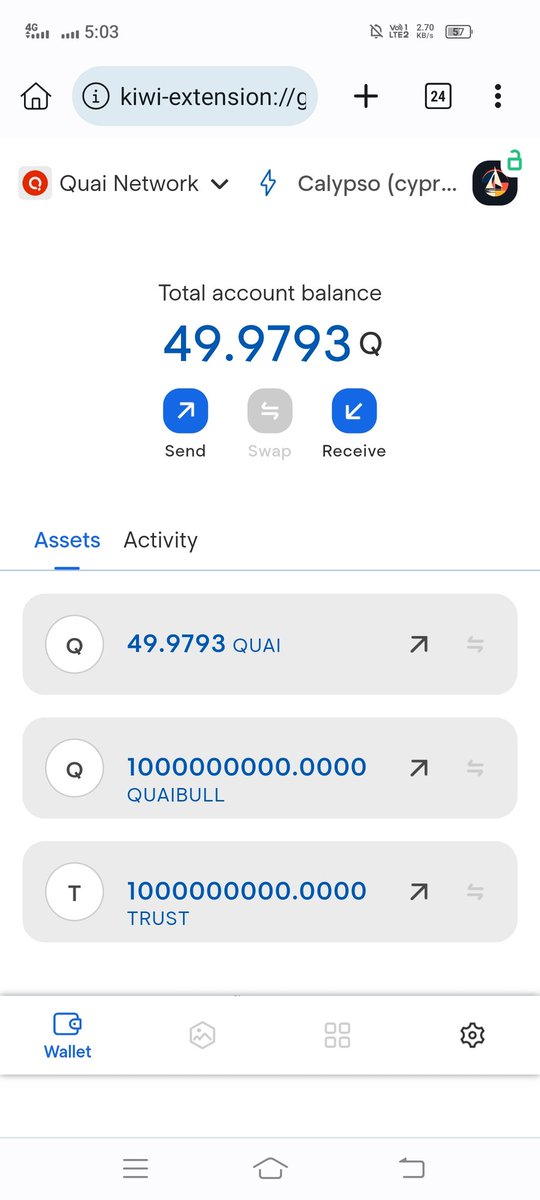 SPreet587's tweet photo. Brilliant experience to deploy a token/nft collection on @QuaiNetwork with the help of no-code deployer made by #Quai team.
It's so easy, a child can deploy. Thanks the team.
Only one day left you also can deploy and win a lovely Quai-Merch.
Result on 15 April.
#QuaiNoCode https://t.co/IBFTTxqvNY