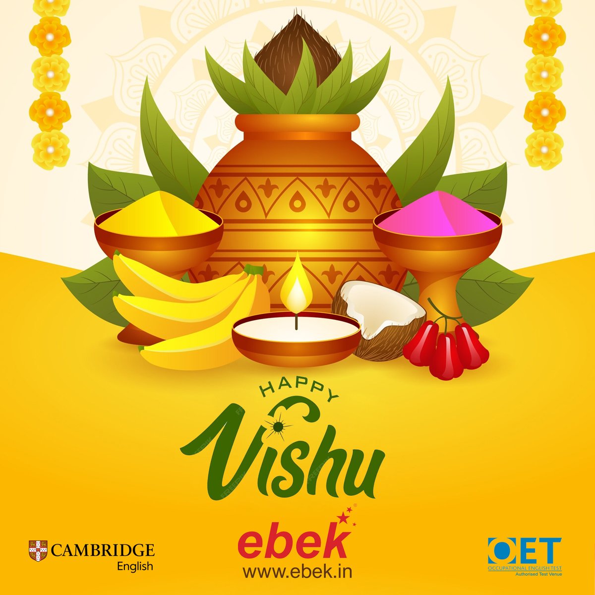 ebekindia's tweet photo. Wishing you a joyous Vishu. May this and every year be special, magical, and unforgettable. Happy Vishu!

#happyvishu https://t.co/KuG46JgKQS